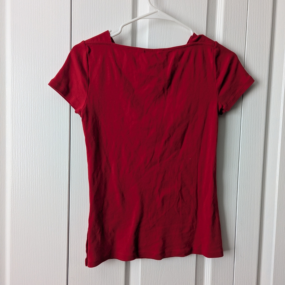 Lauren Ralph Lauren Red Women's Top - Picture 4 of 4